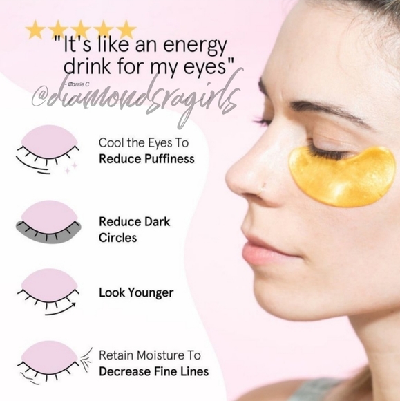 🪷5/$25! Five Grace & Stella Eye Masks Everything is Better in Pink NIP - Picture 7 of 15